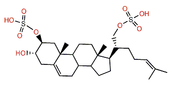 Cholesta-5,24-dien-2b,3a,21-triol 2,21-disulfate